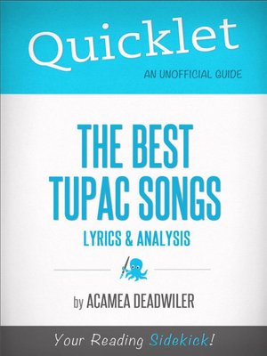 cover image of Quicklet on the Best Tupac Songs